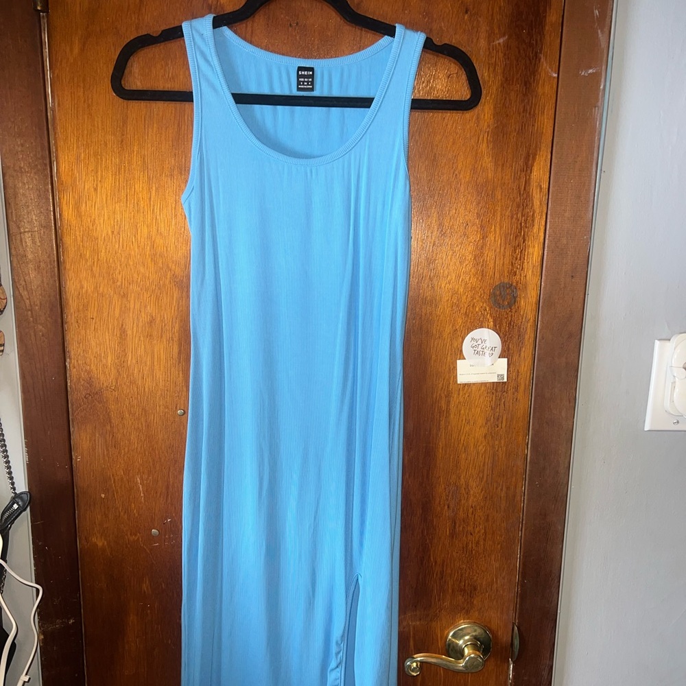 Blue dress